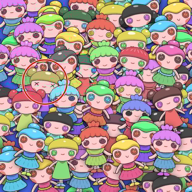 Câu đố: Tìm đồ vật bị giấu trong 15 bức tranh thử tài quan sát của bạn 25