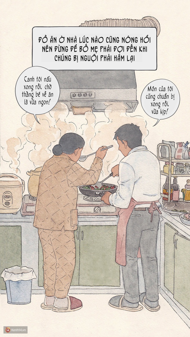 Bộ tranh: Đã về nhà ăn Tết thì hãy dành thời gian bên bố mẹ, tạm tha cho cái điện thoại đi - Ảnh 5.