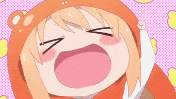 umaru laughing GIF