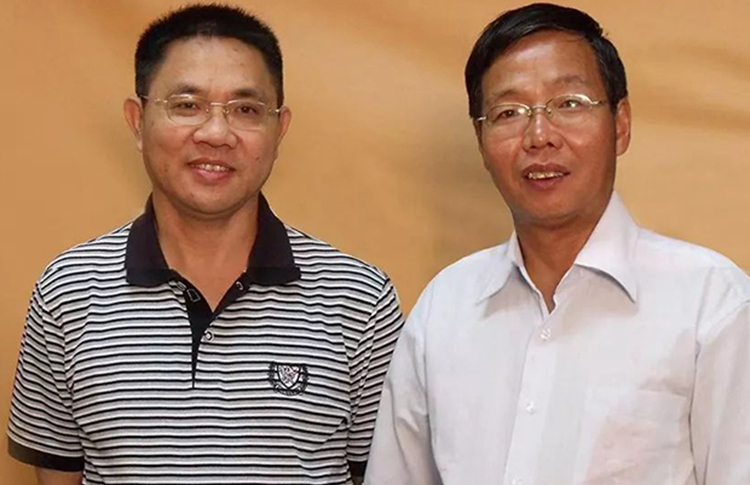 Lục Bộ Hiên và Trần Sinh cùng nhau gây dựng Trường học bán thịt độc nhất vô nhị tại Trung Quốc. Ảnh: qq.