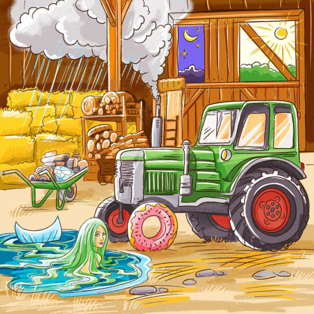 Câu đố: Tìm tất cả các chi tiết sai trong 5 bức tranh 4